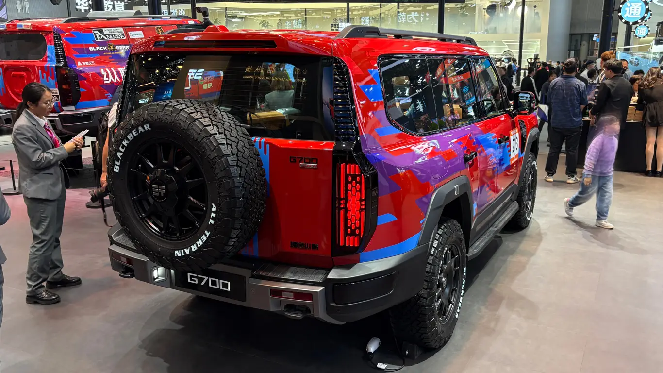 Автосалон в Гуанчжоу 2025,Jetour G700 Ring Tower Edition