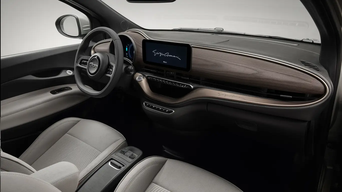 Автоновости на 32CARS.RU / Fiat 500e Giorgio Armani Collector&rsquo;s Edition