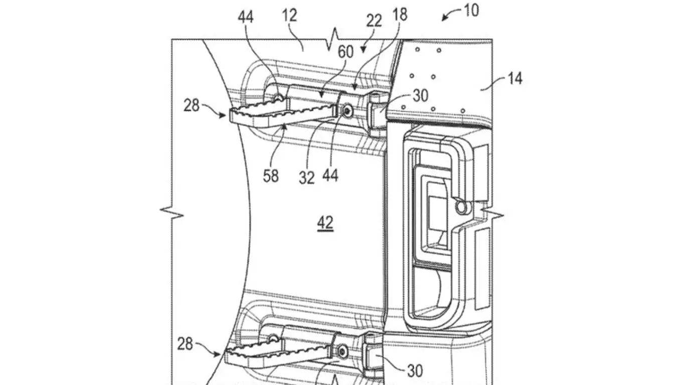 Ford Bronco, патент на подножку